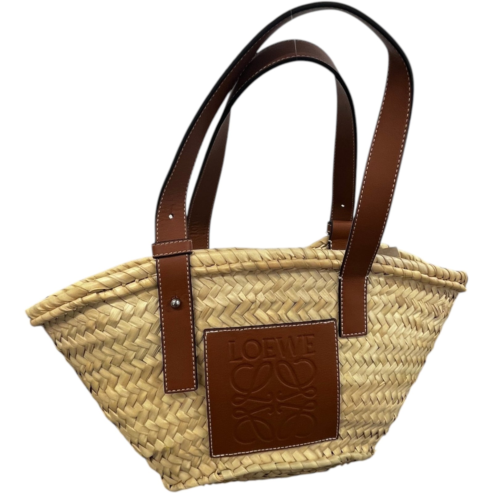 Women's Raffia Basket Handbag Beige - Photo 5