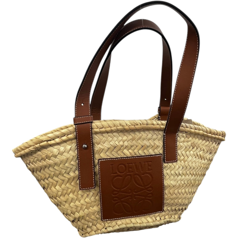Women's Raffia Basket Handbag Beige