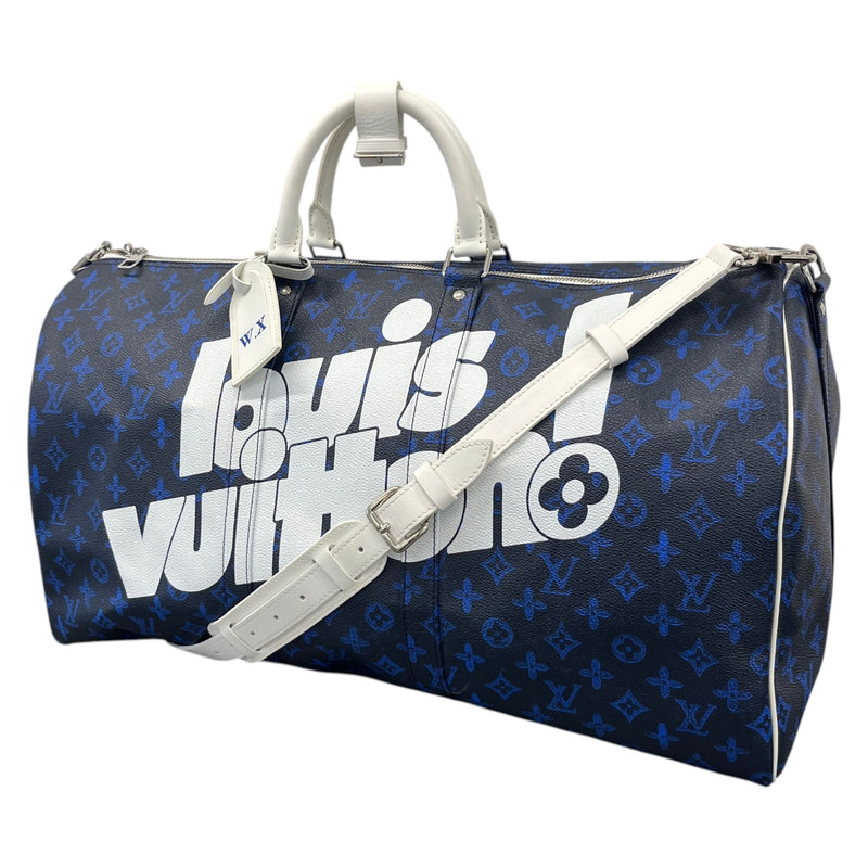 Men's Monogram Everyday Keepall Bandoulière 55 Travel Bag Navy