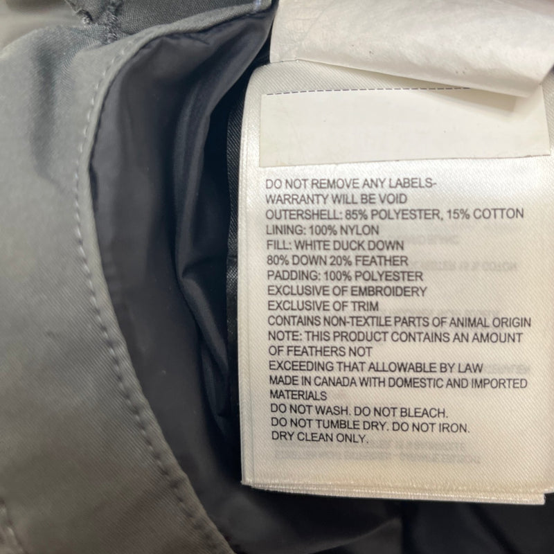 Men's Macmillan Parka Down Jacket Grey Size S