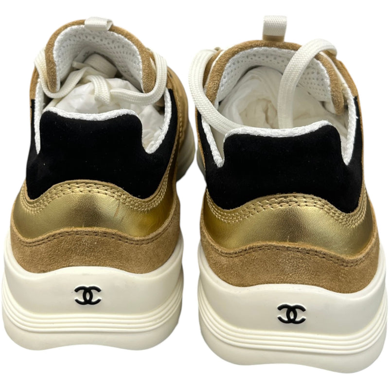 Women's CC Runner Low Trainers Gold Size UK 3 / EU 36