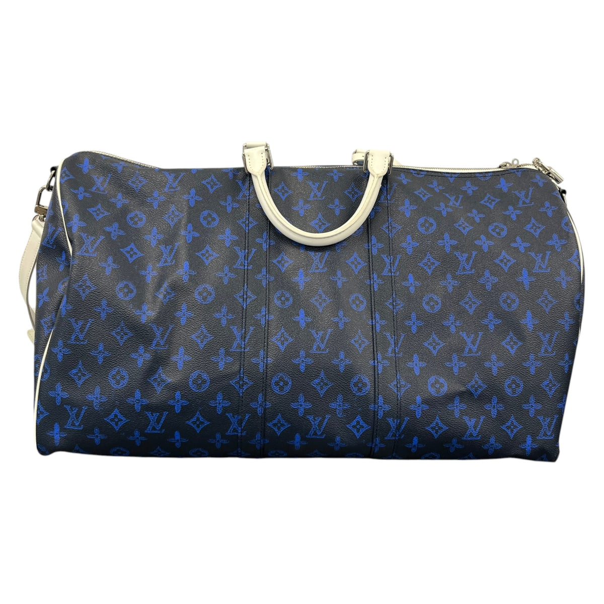 Men's Monogram Everyday Keepall Bandoulière 55 Travel Bag Navy - Photo 3