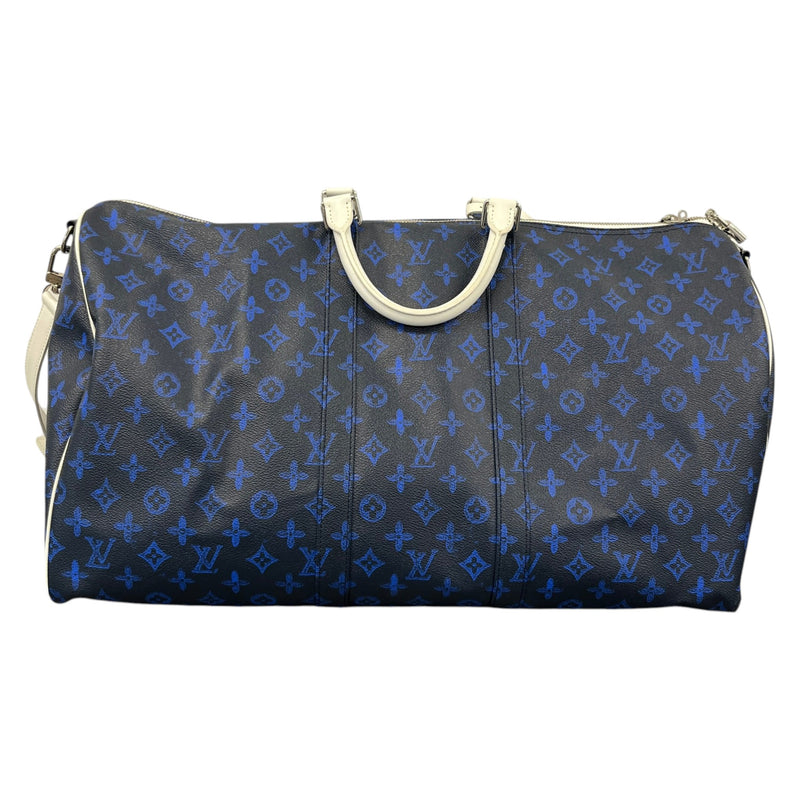 Men's Monogram Everyday Keepall Bandoulière 55 Travel Bag Navy