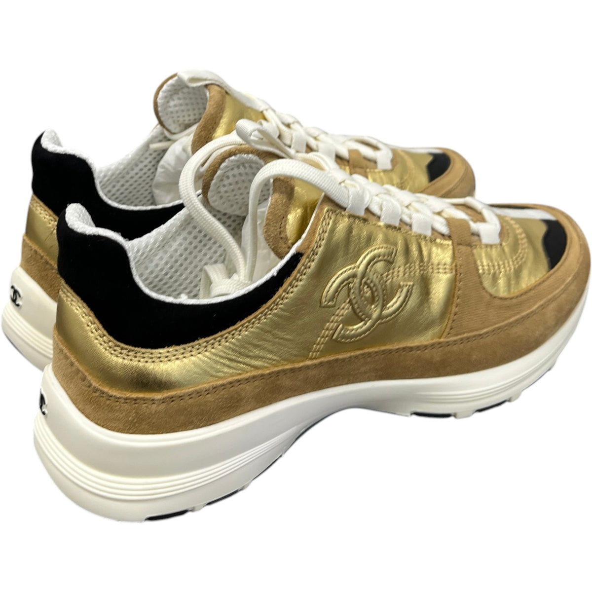 Women's CC Runner Low Trainers Gold Size UK 3 / EU 36 - Photo 7