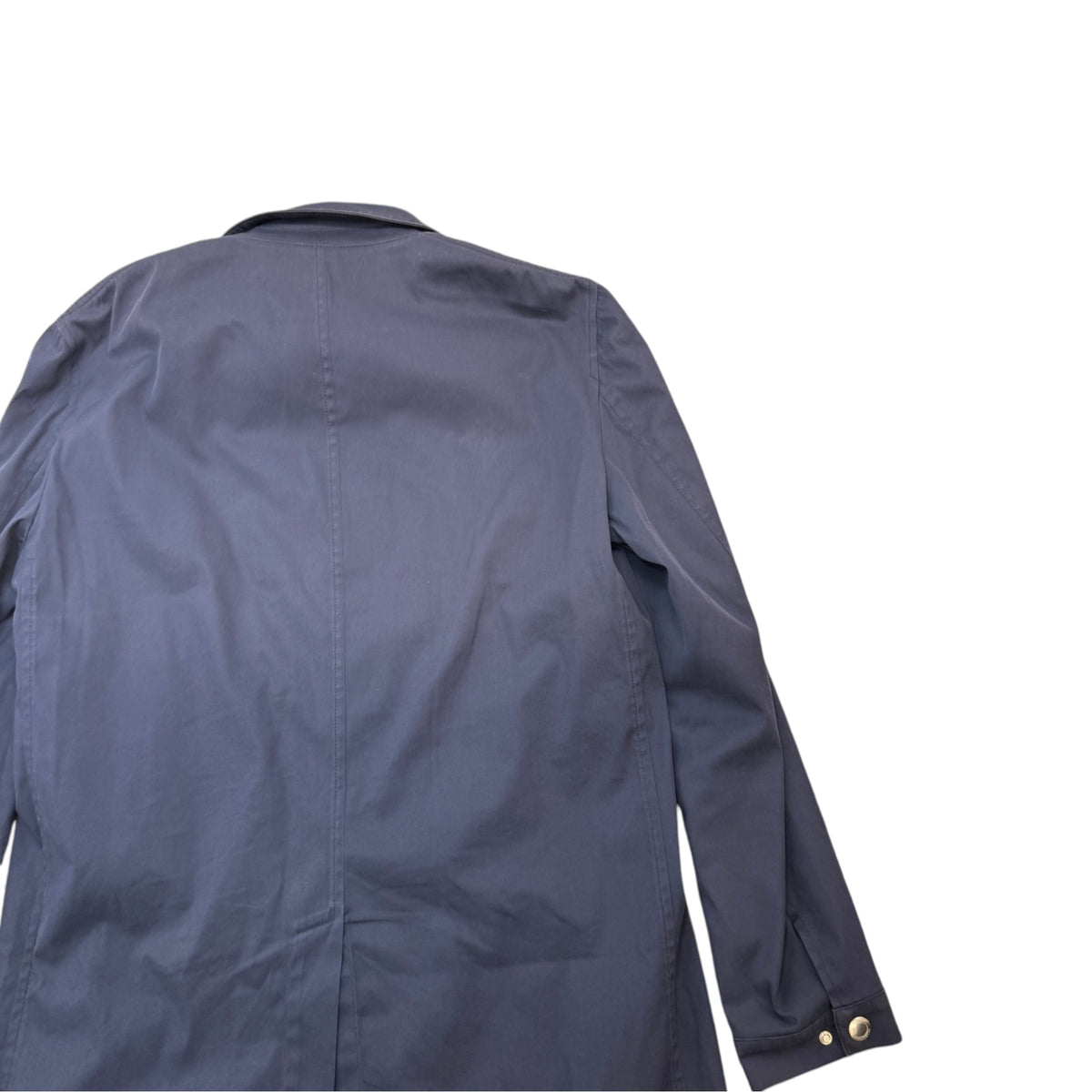 Men's Long Plain Jacket Navy Size S - Photo 5