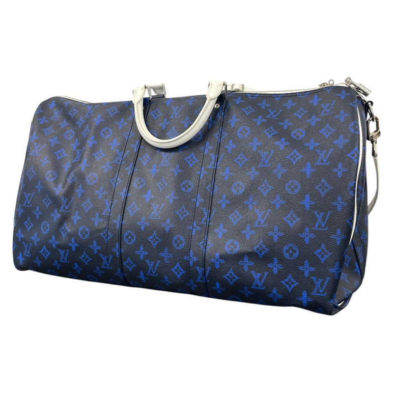 Men's Monogram Everyday Keepall Bandoulière 55 Travel Bag Navy