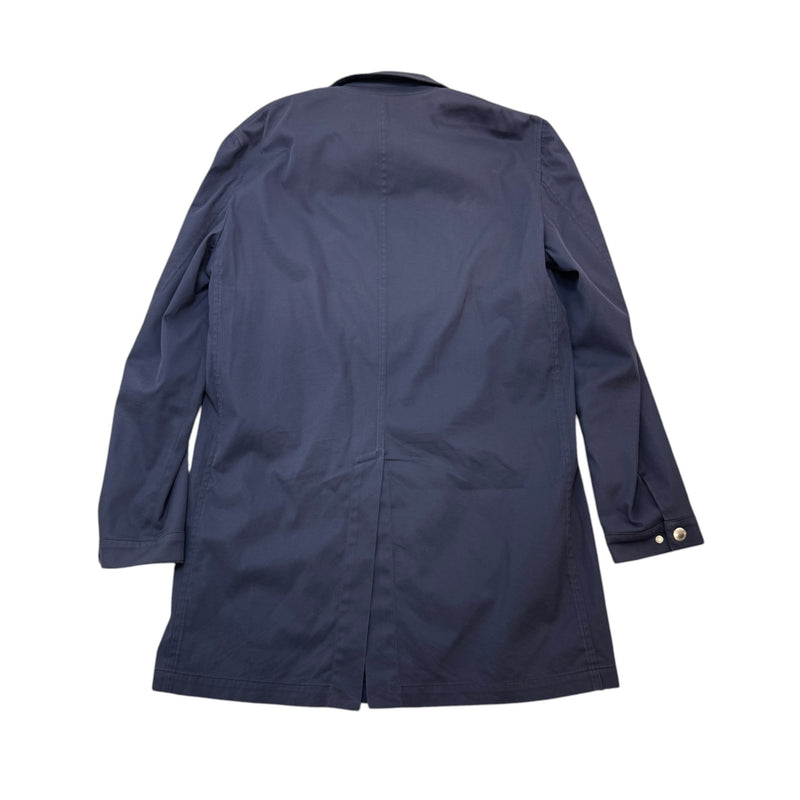 Men's Long Plain Jacket Navy Size S