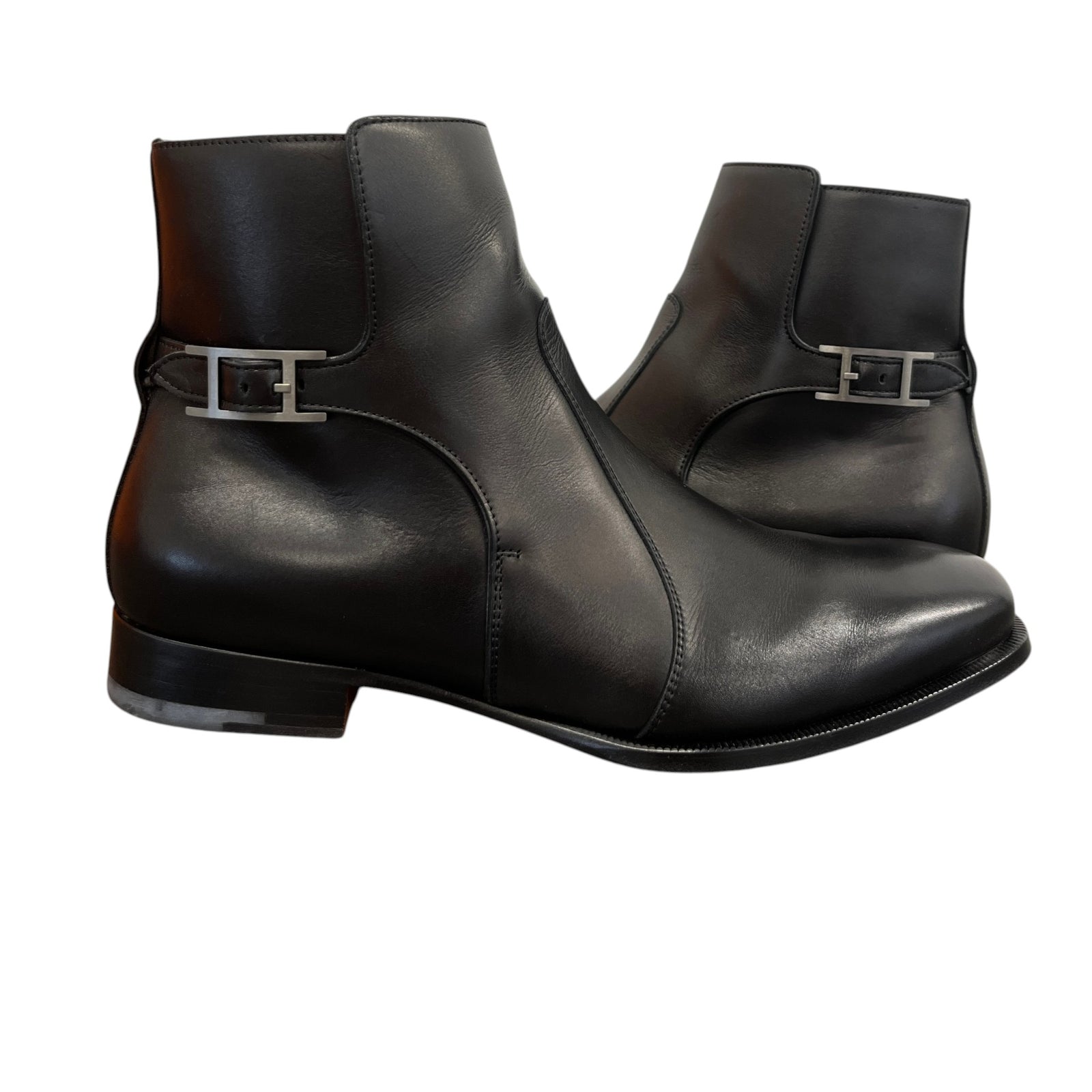 Men's Ideal Ankle Boots Black Size EU 42 / UK 8 - Photo 3