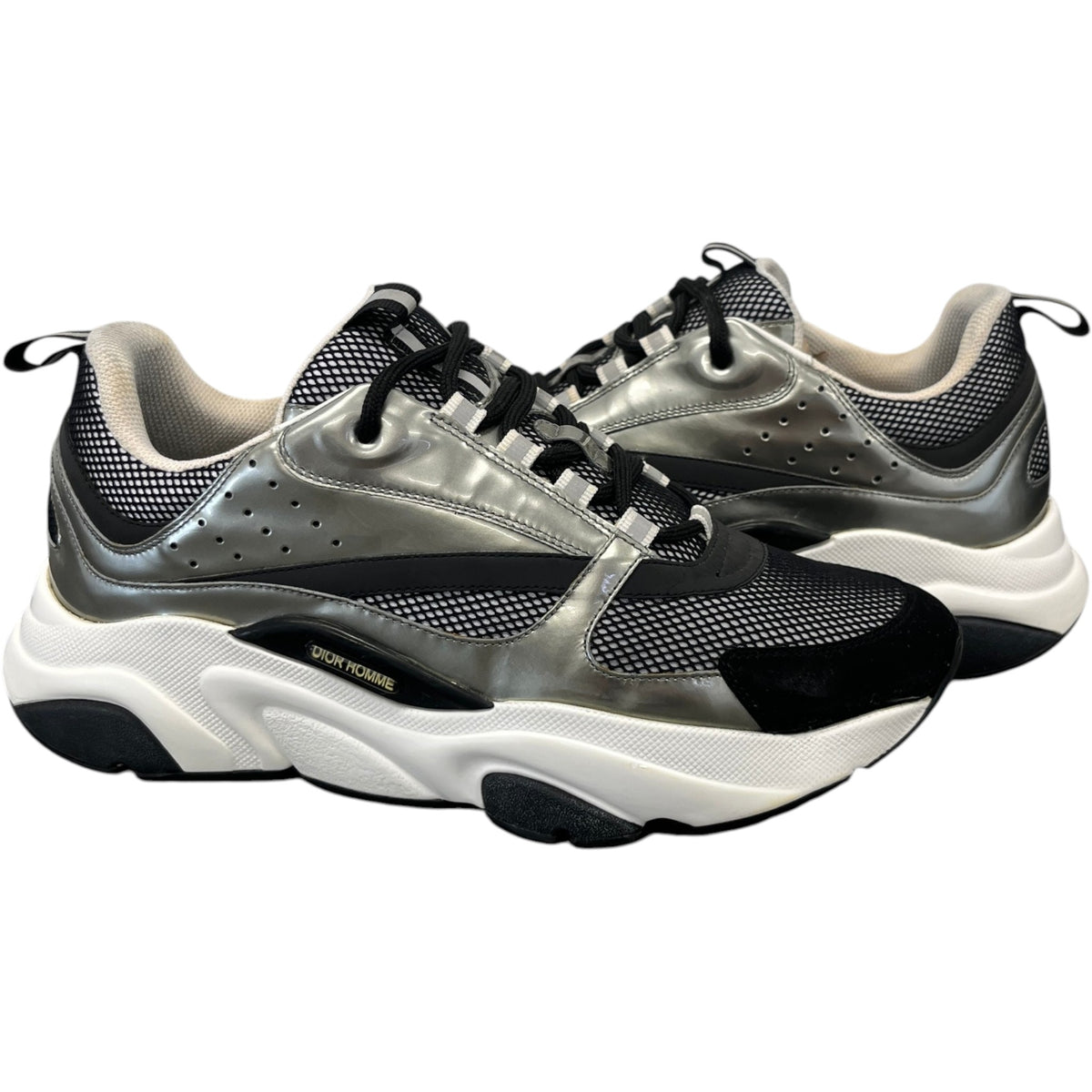 Men's B22 Low Trainers Silver Size UK 8 / EU 42 - Photo 2
