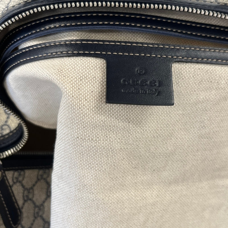 Men's Gg Supreme Carry On Duffle Bag Blue