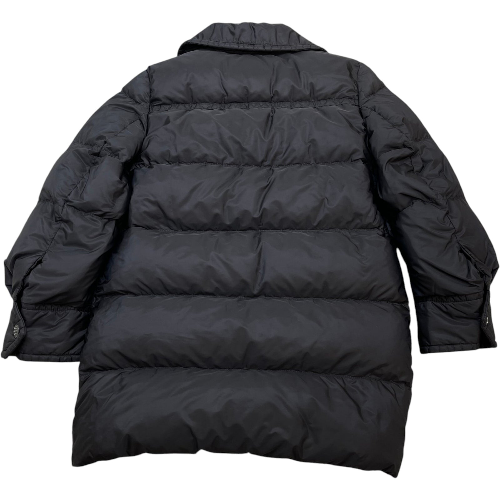 Women's Re-Nylon Tab Logo Puffer Down Jacket Black Size IT 38 / UK 6 - Photo 2