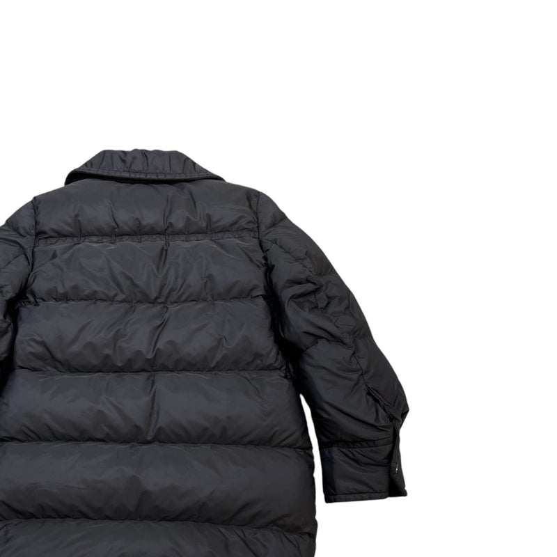 Women's Re-Nylon Tab Logo Puffer Down Jacket Black Size IT 38 / UK 6