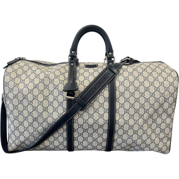 Men's Gg Supreme Carry On Duffle Bag Blue