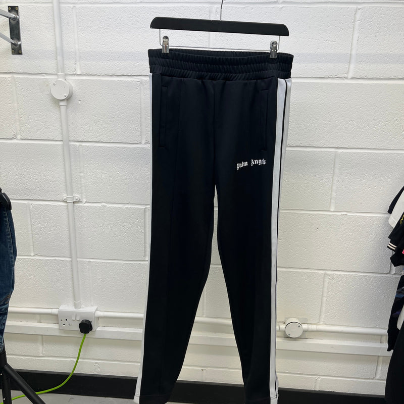 Men's Logo Print Joggers Black Size M