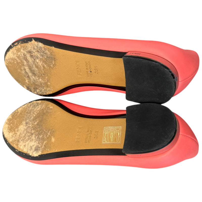 Women's Ballet Flats Mules Pink Size UK 5.5 / EU 38.5