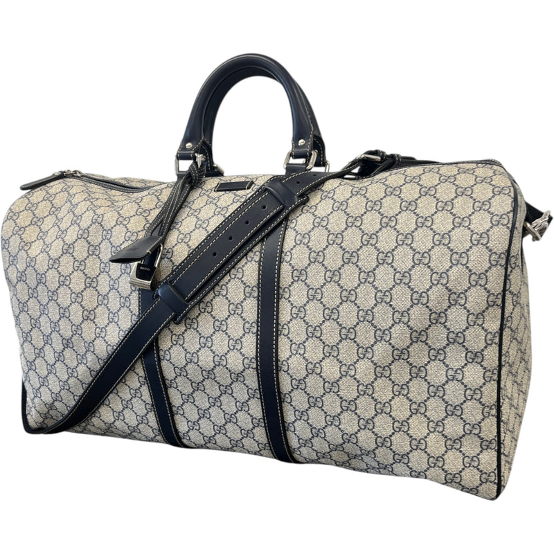 Men's Gg Supreme Carry On Duffle Bag Blue