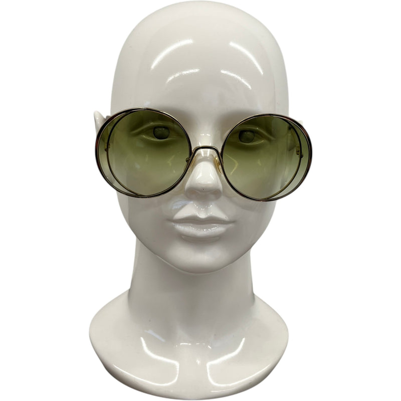 Women's Hannah Gold Tone Sunglasses Beige