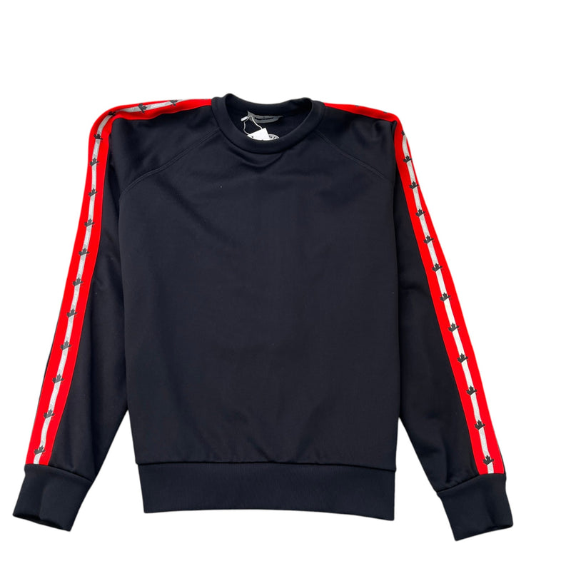 Men's Tape Logo Sweatshirt Black Size L