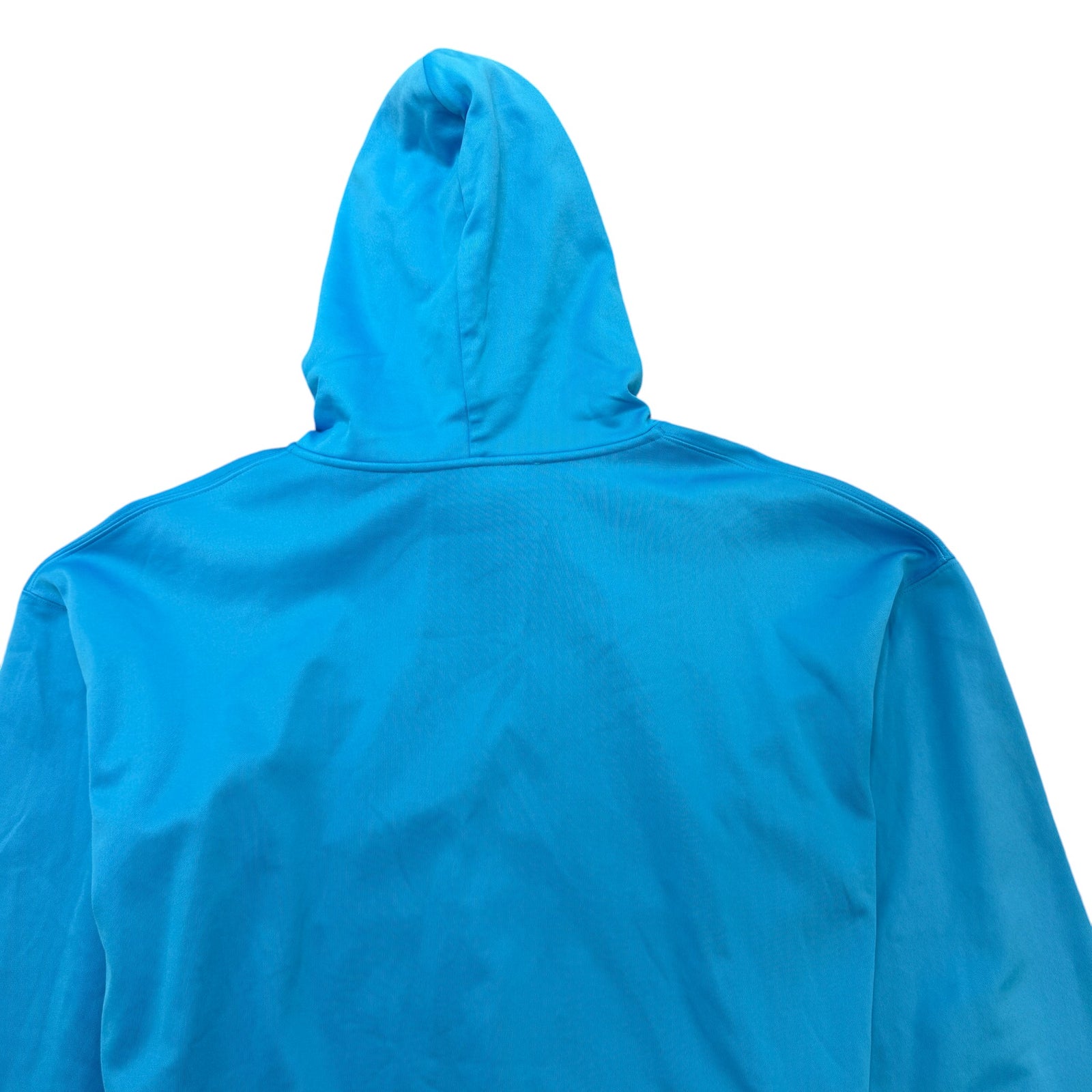 Men's Embroidered Logo Hoodie Blue Size M - Photo 4