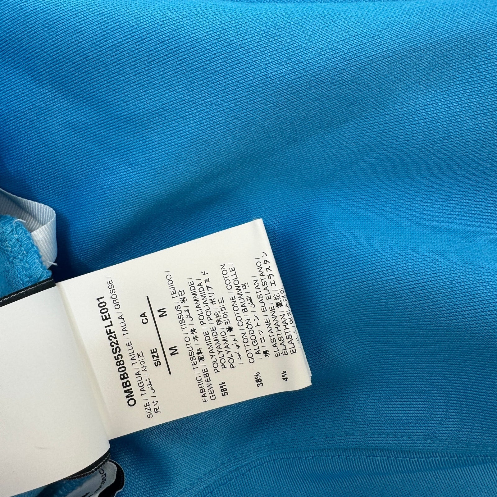 Men's Embroidered Logo Hoodie Blue Size M - Photo 6