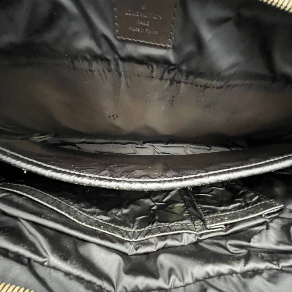 Men's Damier Geant Yack Briefcase Black - Photo 11