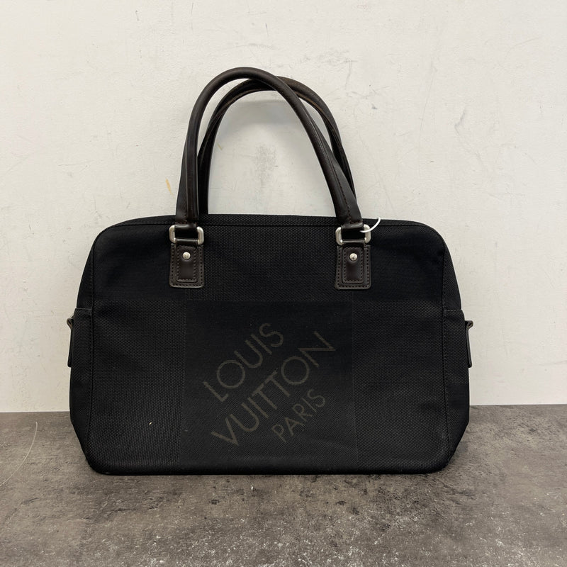 Men's Damier Geant Yack Briefcase Black