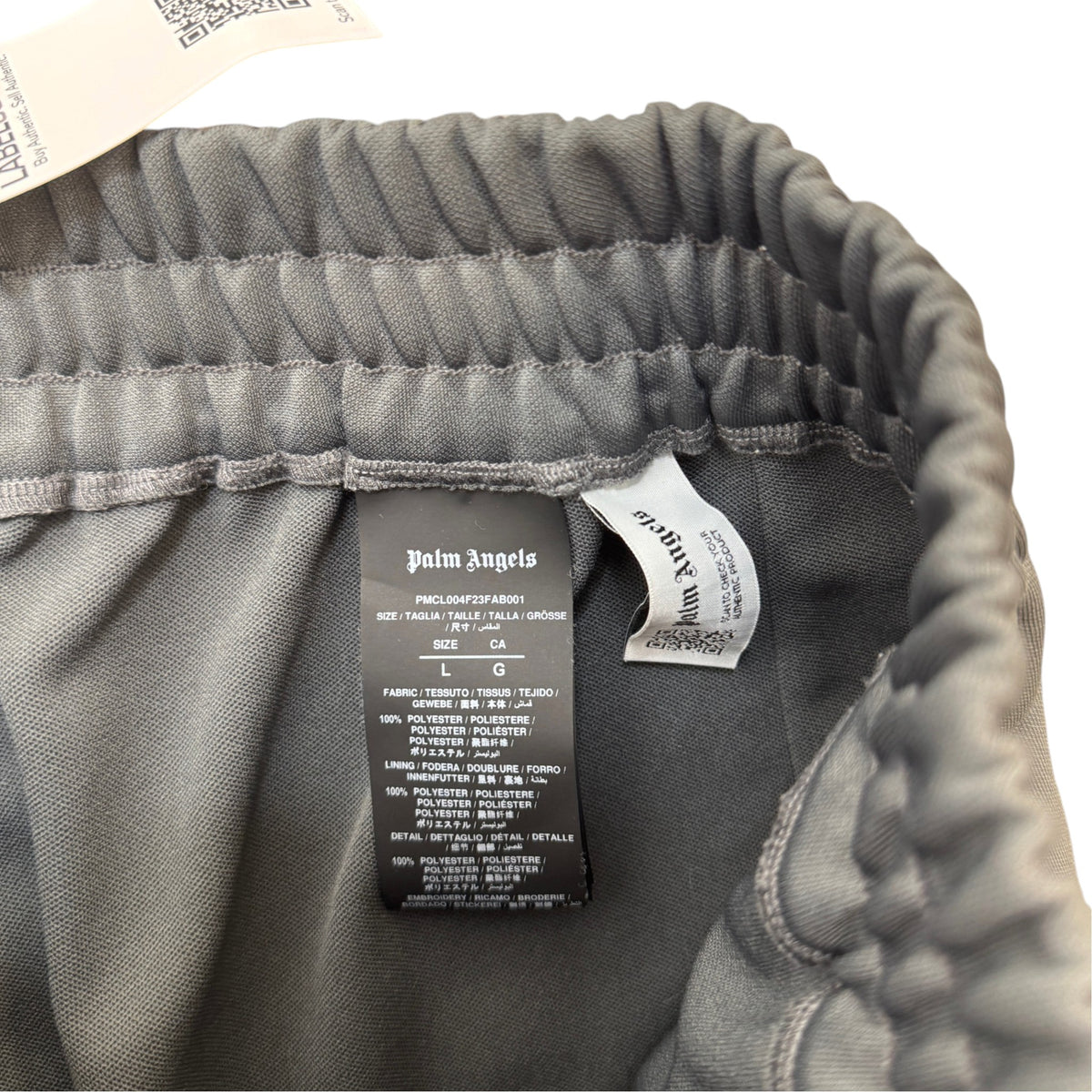 Men's Logo Print Shorts Grey Size L / W34 - Photo 6