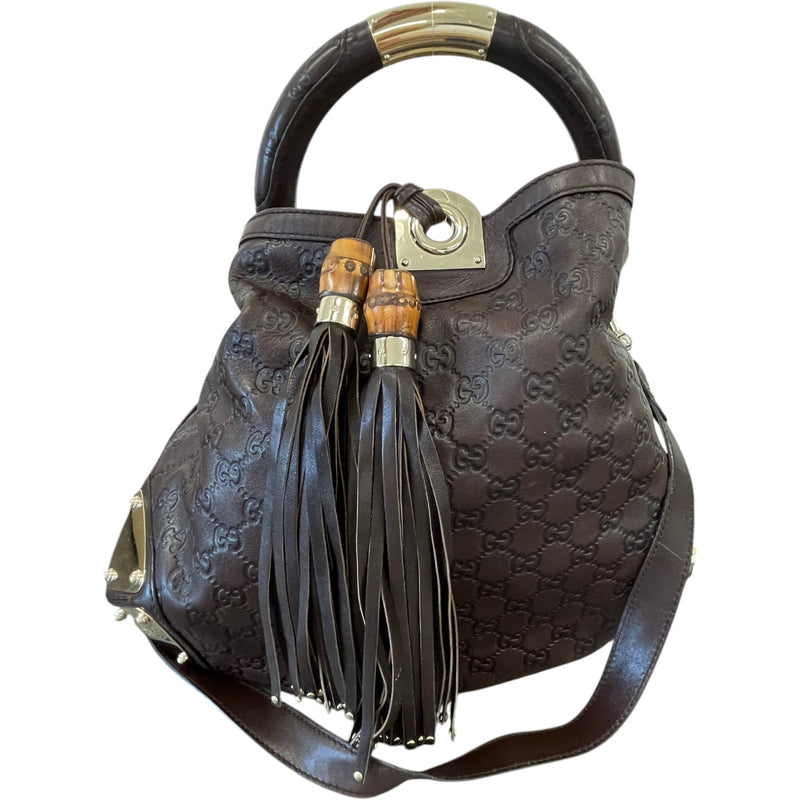 Women's Gg Supreme Indy Babouska Hobo Bag Burgundy
