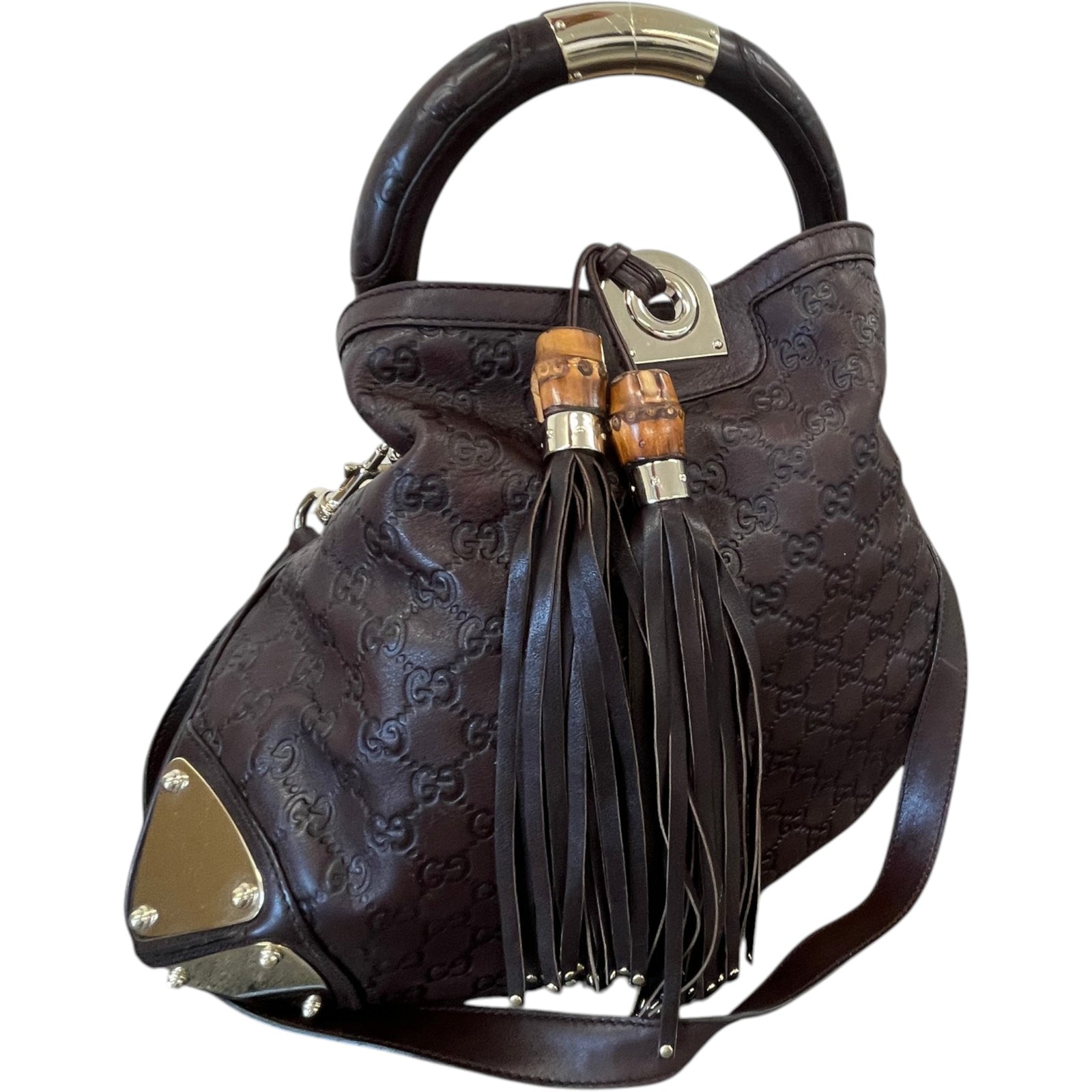 Women's Gg Supreme Indy Babouska Hobo Bag Burgundy - Photo 5