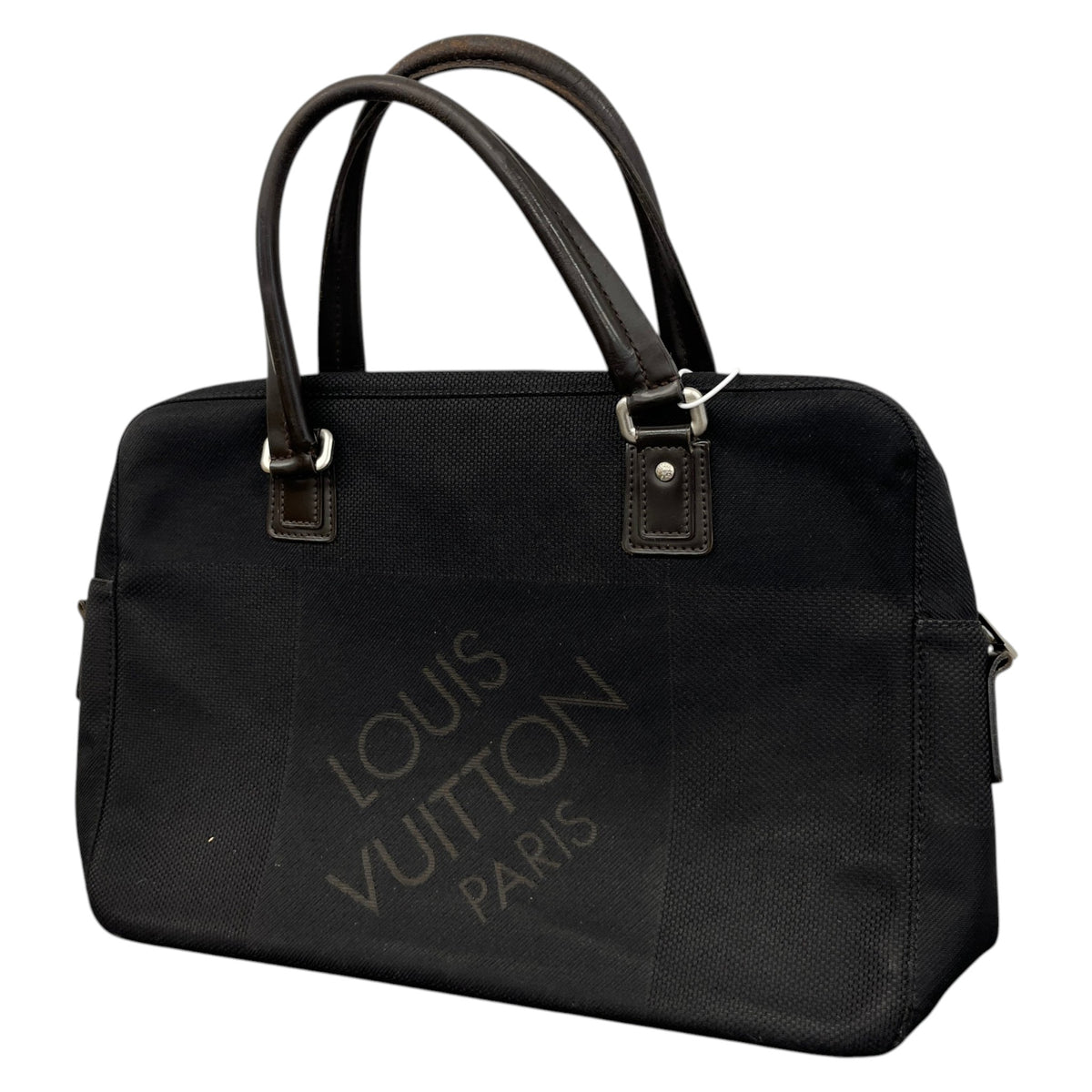 Men's Damier Geant Yack Briefcase Black - Photo 5