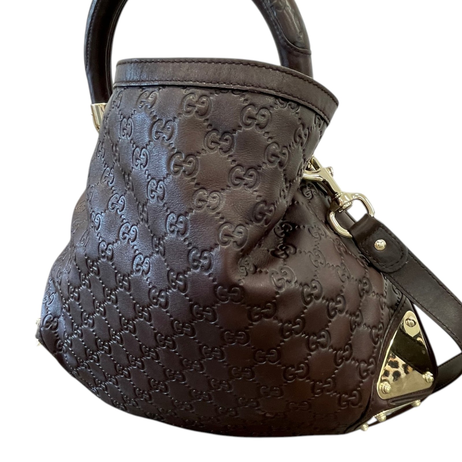 Women's Gg Supreme Indy Babouska Hobo Bag Burgundy - Photo 9