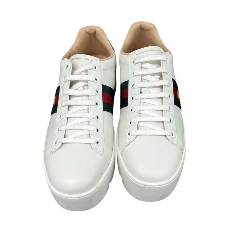 Women's Platform Ace Low Trainers White Size EU 40.5 / 7.5