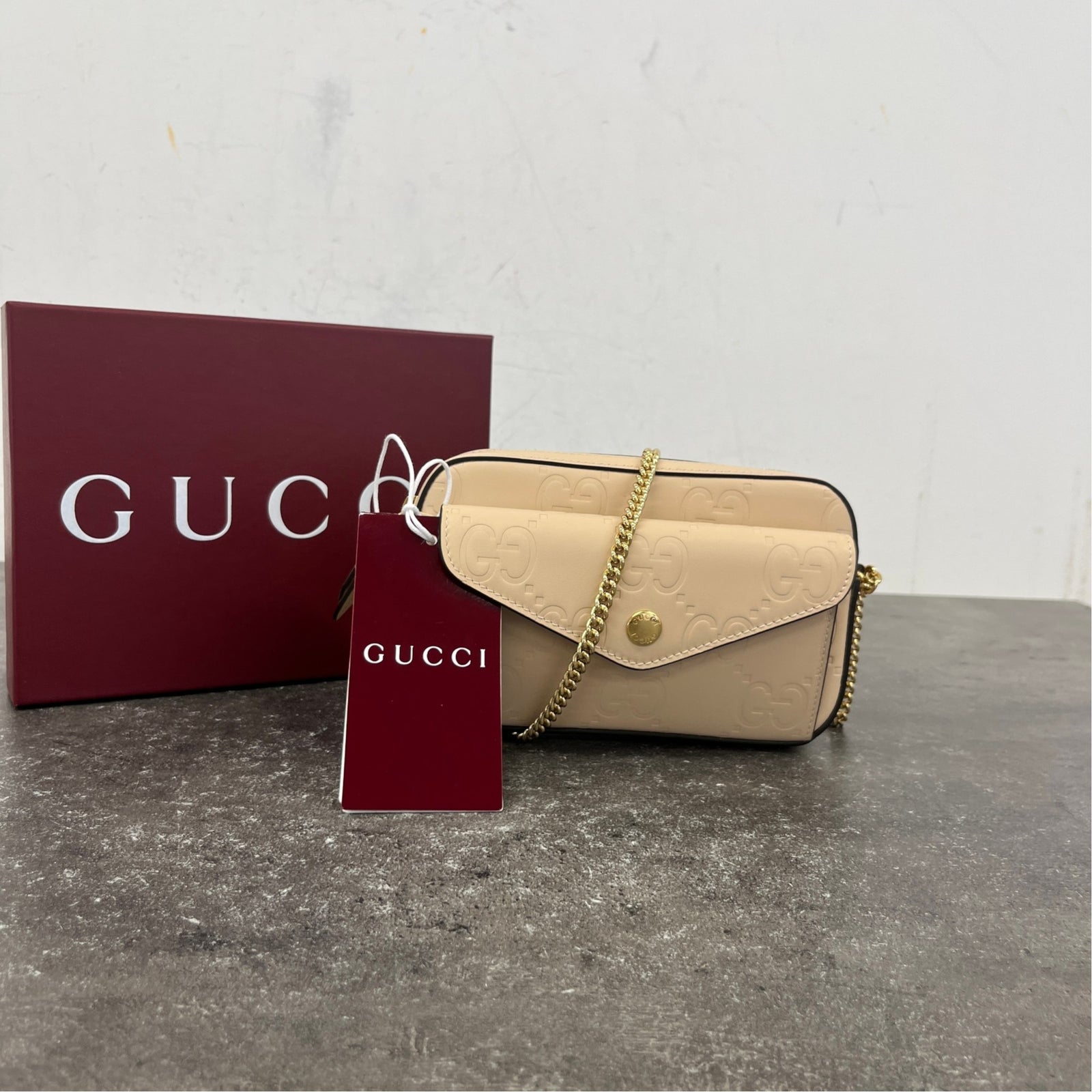 Women's Gg Super Mini Bag Beige - Photo 11