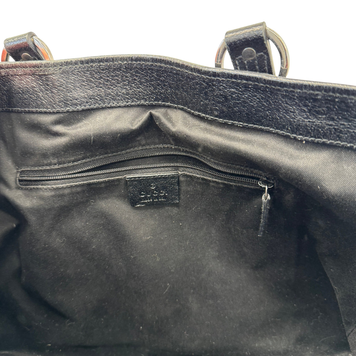 Women's GG Supreme Tote Handbag Black - Photo 10