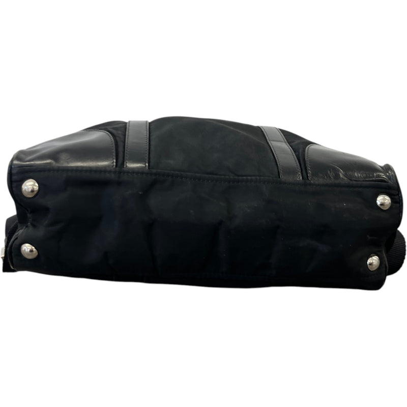Women's Nylon Tessuto Shoulder Bag Black