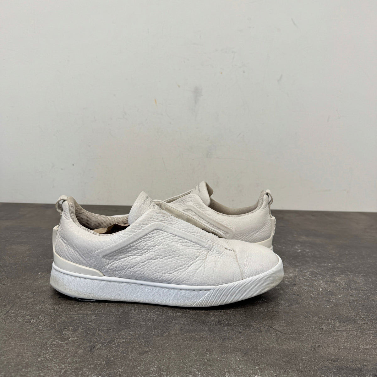 Men's Triple Stitch Low Trainers White Size UK 10 / EU 44 - Photo 12