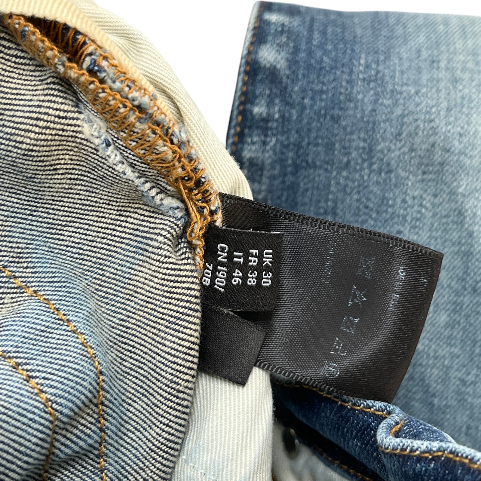 Men's Deep Classic Jeans Blue Size Waist 30" - Photo 7