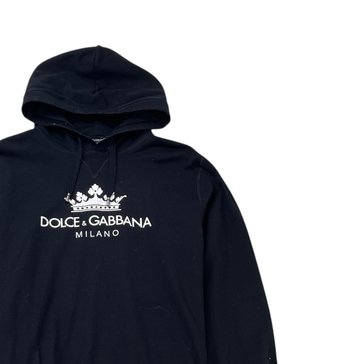 Men's Logo Print Hoodie Black Size XXL - Photo 3