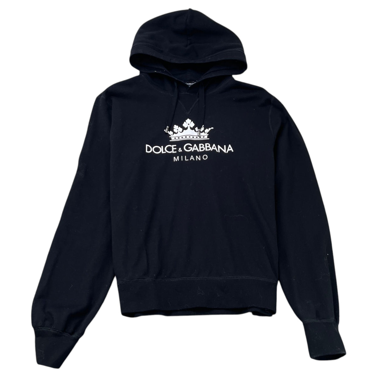 Men's Logo Print Hoodie Black Size XXL - Photo 1