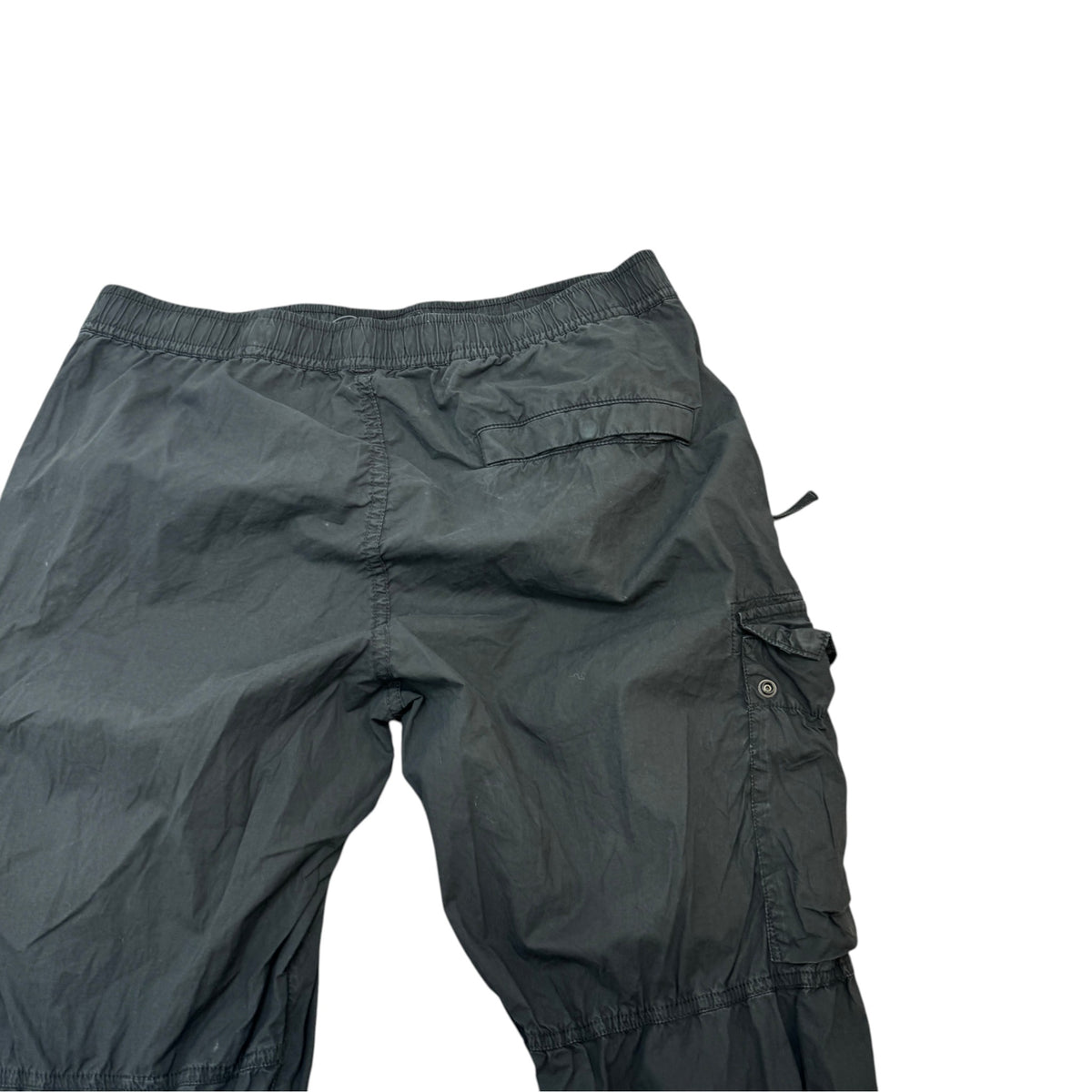 Men's Applique Logo Cargos Black Size L / W34 - Photo 5