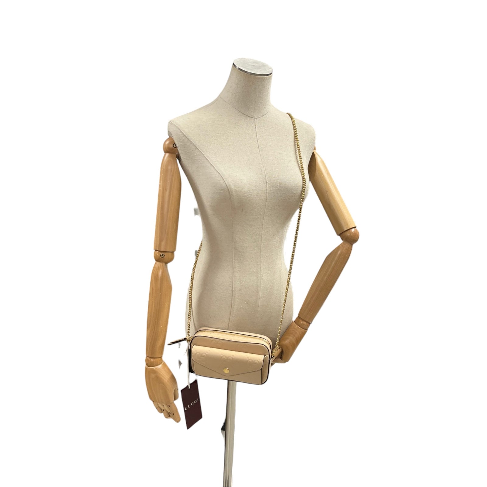 Women's Gg Super Mini Bag Beige - Photo 2