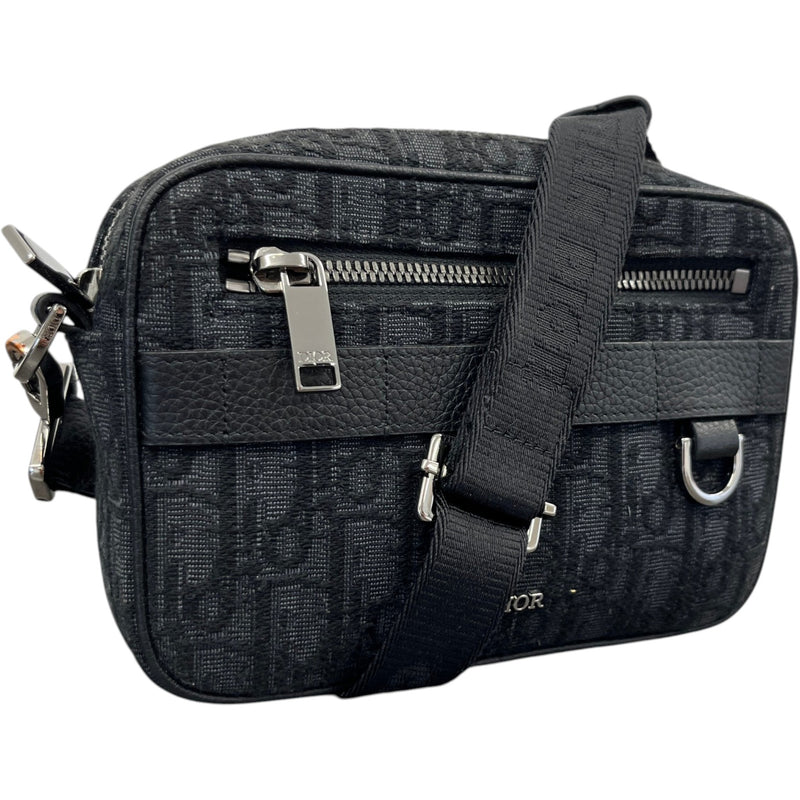 Men's Mini Safari Messenger Bag Black