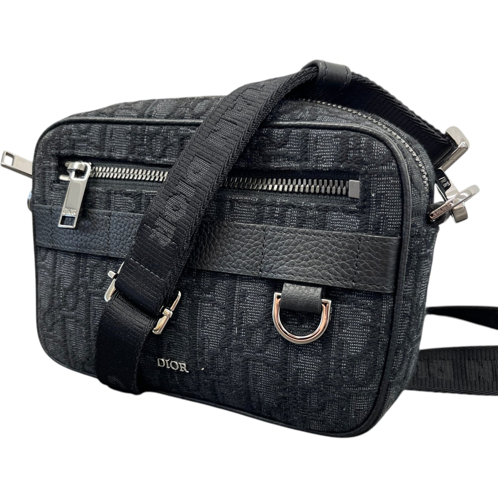 Men's Mini Safari Messenger Bag Black - Photo 5