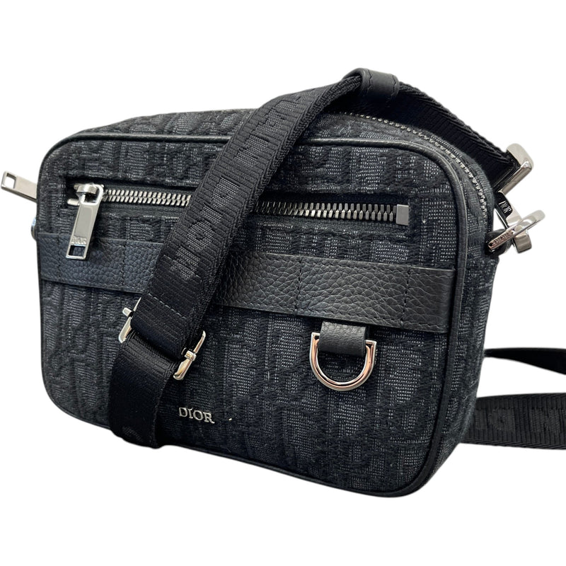 Men's Mini Safari Messenger Bag Black