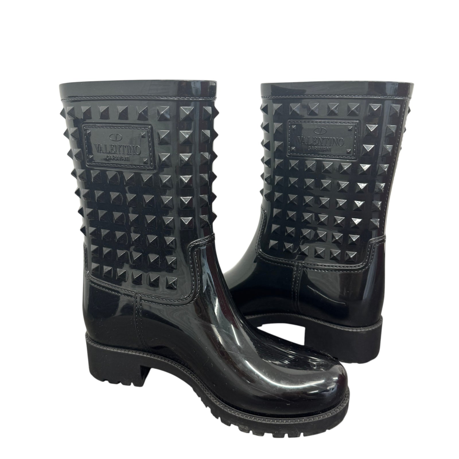 Women's Rockstud Wellies Black Size EU 36 / UK 3 - Photo 3