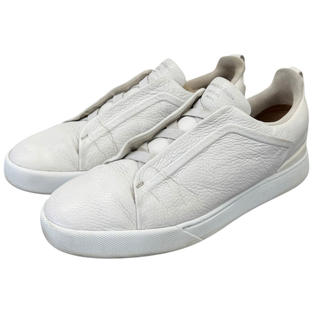 Men's Triple Stitch Low Trainers White Size UK 10 / EU 44 - Photo 9