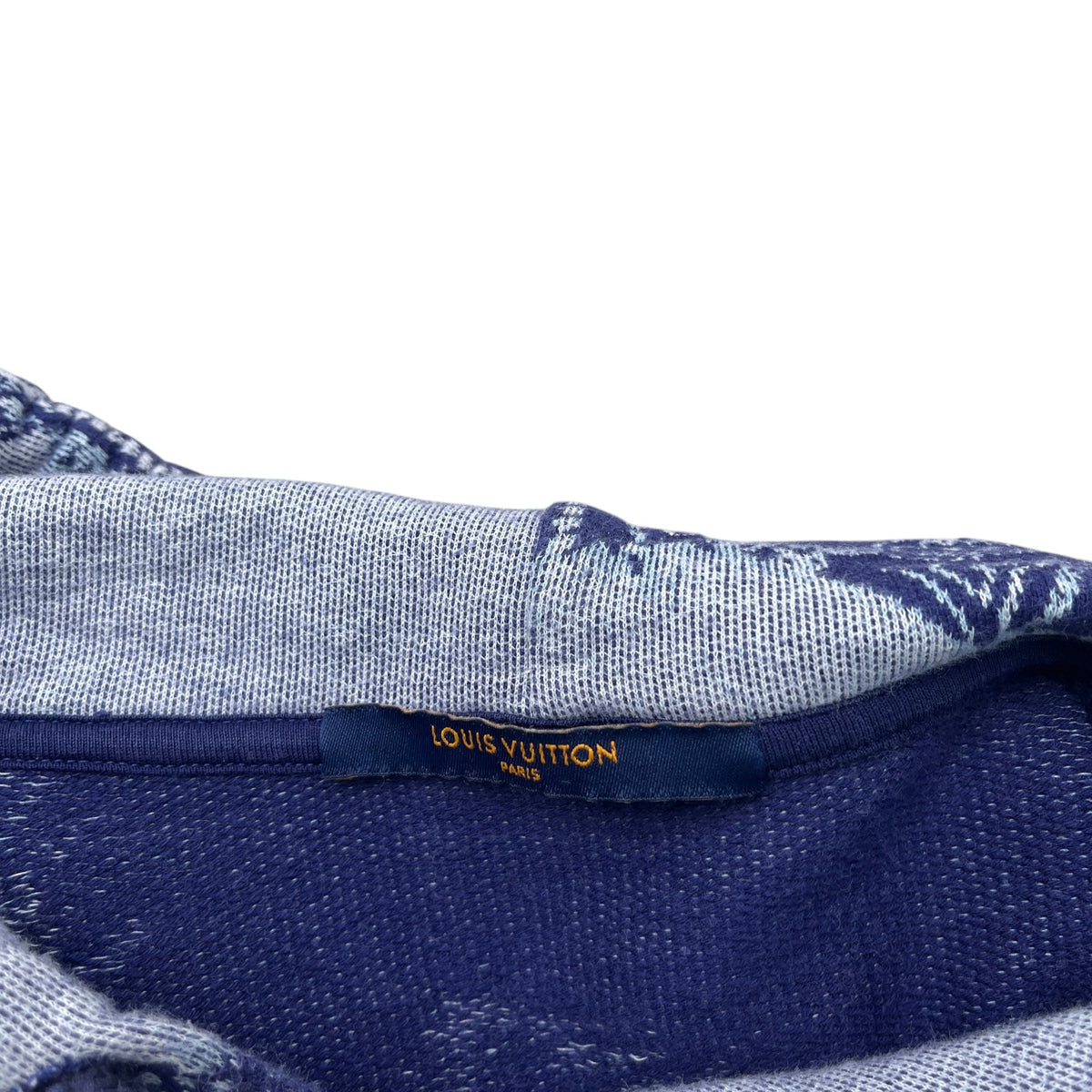 Men's Bandana Hoodie Navy Size L - Photo 7