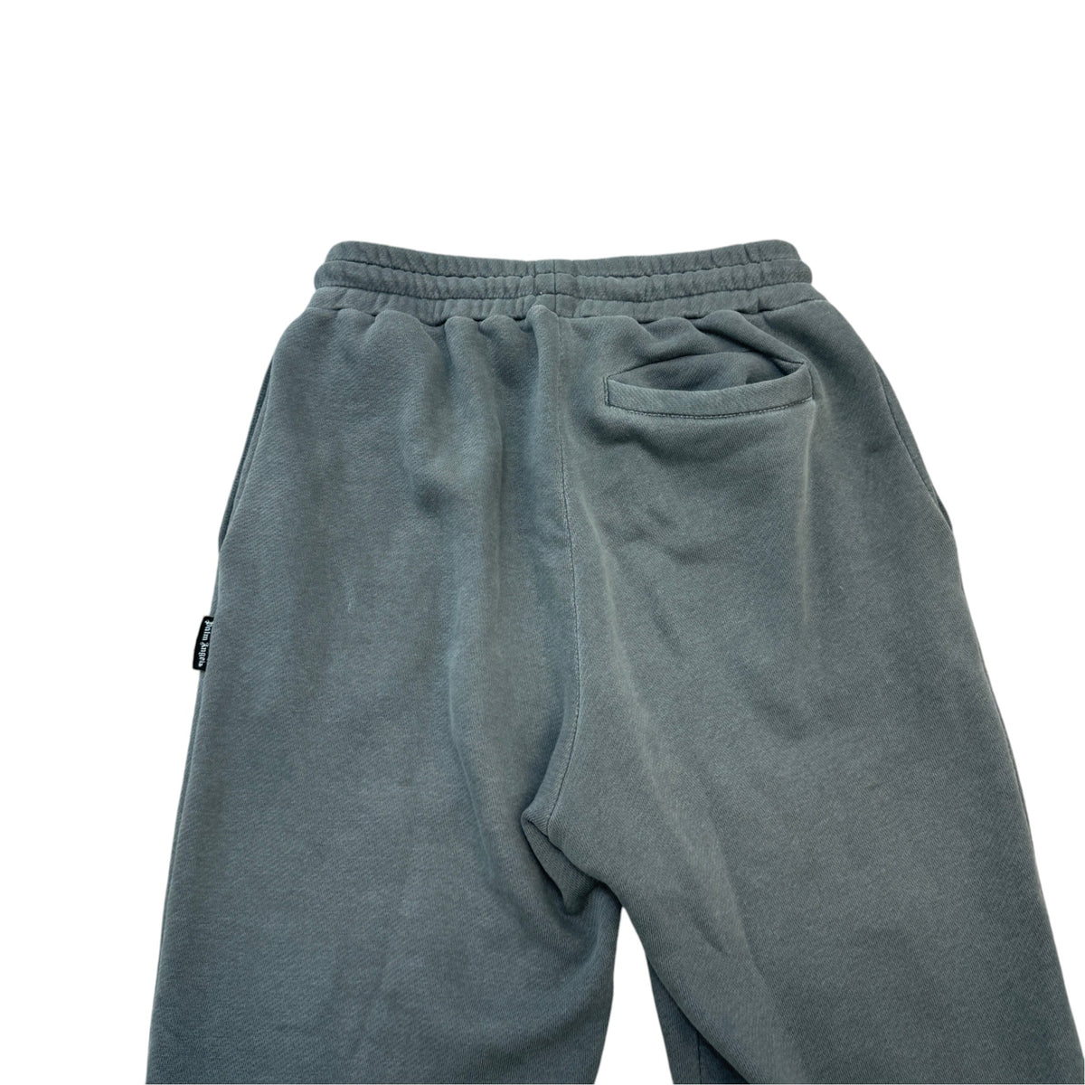 Men's Curved Logo Print Joggers Charcoal Size S / W30 - Photo 4
