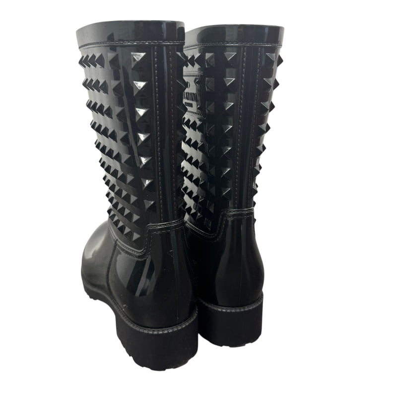 Women's Rockstud Wellies Black Size EU 36 / UK 3