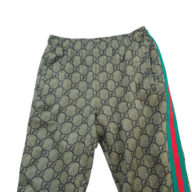 Men's GG Supreme Technical Jersey Joggers Brown Size M / W32